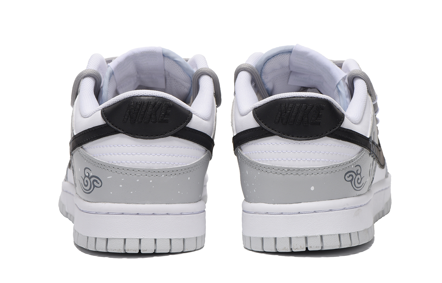 Shop [Kasut Custom] Nike Dunk Low 'Deconstructed Hitam Kelabu' DV0831-101(Team拾伍-男款国风SBOX)