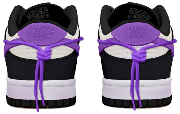 나이키 덩크 로우 '해체 블랙 화이트 퍼플 스우시' (커스텀) DD1391-100(Team拾玖-黑白紫钩男S-BOX) Shop 나이키 덩크 로우 '해체 블랙 화이트 퍼플 스우시' (커스텀) DD1391-100(Team拾玖-黑白紫钩男S-BOX)
