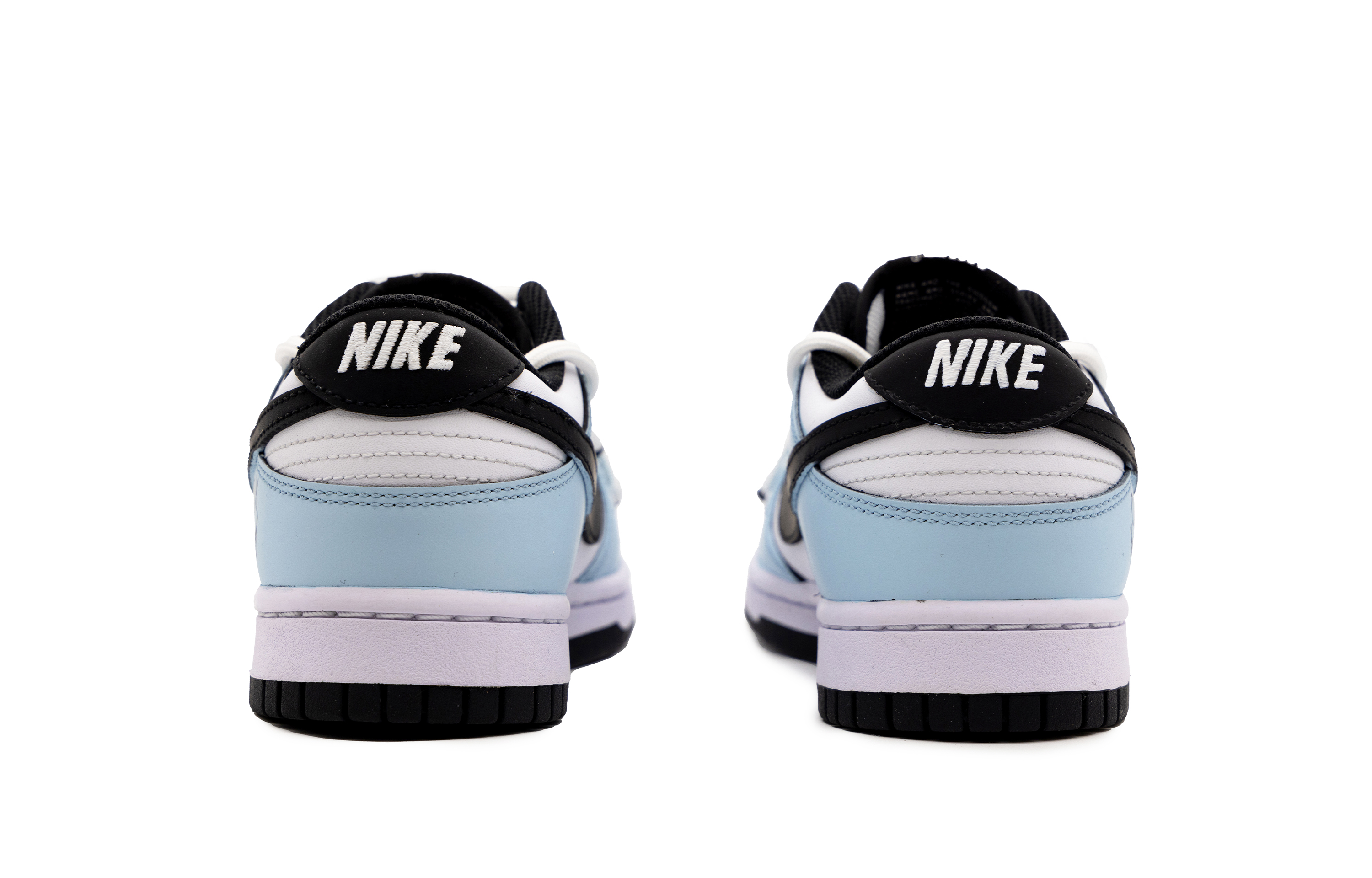 Shop 【客製球鞋】 Nike Dunk Low 解構 雙鞋帶 藍色小丑 百搭 低筒 板鞋 GS 藍白