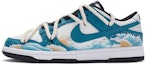 Buy 나이키 덩크 로우 '디컨 블루 화이트 옐로우' DD1391-100(TeamR-男款冲浪)