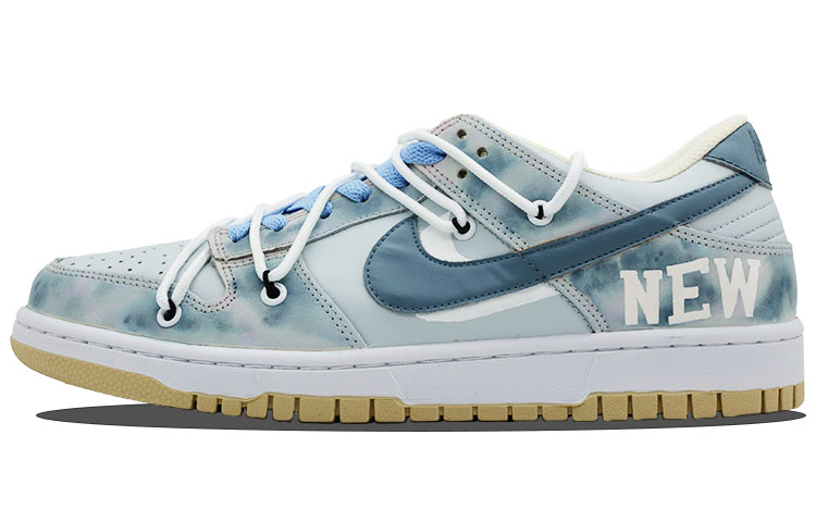 Buy [Sepatu Kustom] Nike Dunk Low 'Deconstructed Biru Putih' DV0831-003-484916