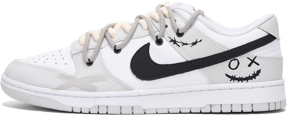 【定製球鞋】 Nike Dunk Low 小丑 解構 高街 低幫 板鞋 男款 黑灰 Order 【定製球鞋】 Nike Dunk Low 小丑 解構 高街 低幫 板鞋 男款 黑灰