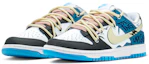 Lookbook 【訂製球鞋】Nike Dunk Low FZBB 海岸 解構風 獨特主題 老化風格 Vibe風 低筒 滑板鞋 男款 藍米