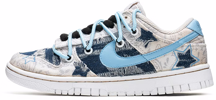 custom-shoes-nike-dunk-low-deconstructed-crane-denim-patchwork