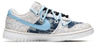 Order 【定制球鞋】 Nike Dunk Low 野鶴製造 解構鞋帶 腰果花 牛仔貼布 五角星 咖啡染 防滑耐磨 低幫 板鞋 男女同款 白藍