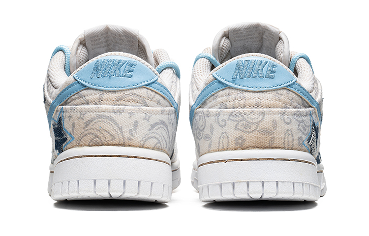 Shop [Custom Shoes] Nike Dunk Low 'Deconstructed Crane Denim Patchwork'