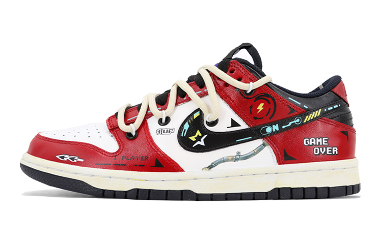 Buy [Sepatu Kustom] Nike Dunk Low 'Deconstructed Cyberpunk Oxidized' CW1590-100(TeamK-电竞达人黑红S-BOX)