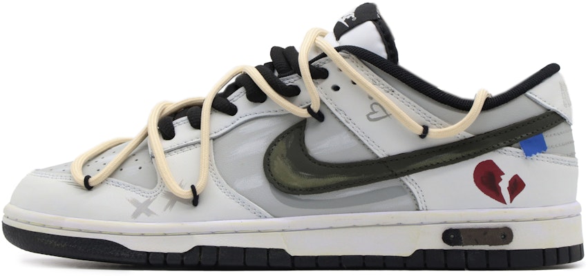 나이키 덩크 로우 '해체된 이중끈 - 상심' (59자) DD1391-100-486657 Buy 나이키 덩크 로우 '해체된 이중끈 - 상심' (59자) DD1391-100-486657