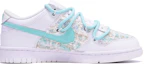 Order Zapatillas Nike Dunk Low 'Deconstruidas Doble Cordón - Blanco Azul Verde' DH9765-100(TeamTen-女款梦幻蓝绿)