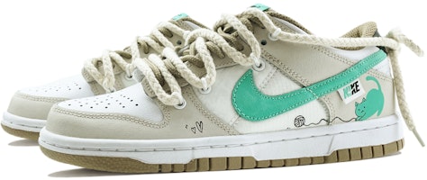 나이키 덩크 로우 '디컨 프레시 펠린 그린' (커스텀) DX6063-131(Team40-女款线团小猫绿) Lookbook 나이키 덩크 로우 '디컨 프레시 펠린 그린' (커스텀) DX6063-131(Team40-女款线团小猫绿)