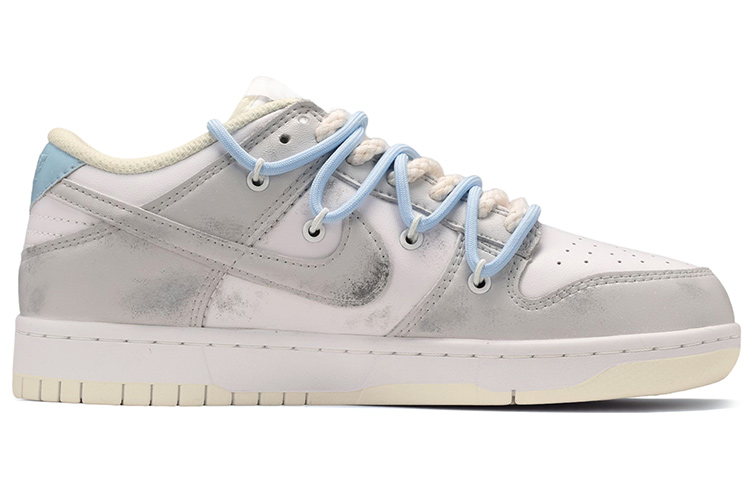 Order Nike Dunk Low Deconstruidas Gris-Azul Diamante DJ6188-100(TeamE-男款未来风灰蓝)