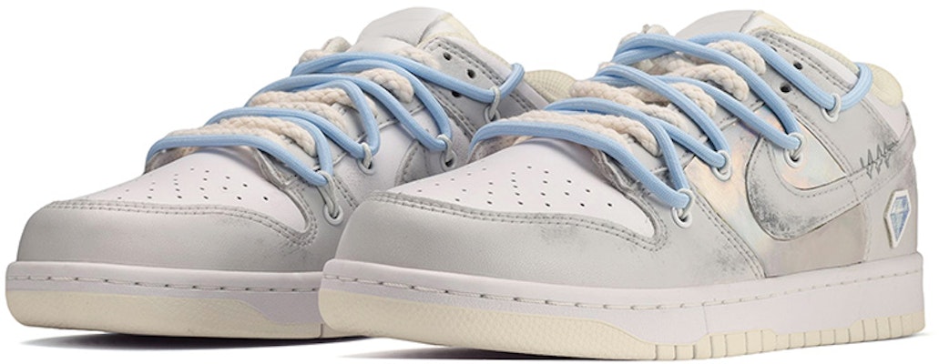 Nike Dunk Low Deconstruidas Gris-Azul Diamante DJ6188-100(TeamE-男款未来风灰蓝) Lookbook Nike Dunk Low Deconstruidas Gris-Azul Diamante DJ6188-100(TeamE-男款未来风灰蓝)