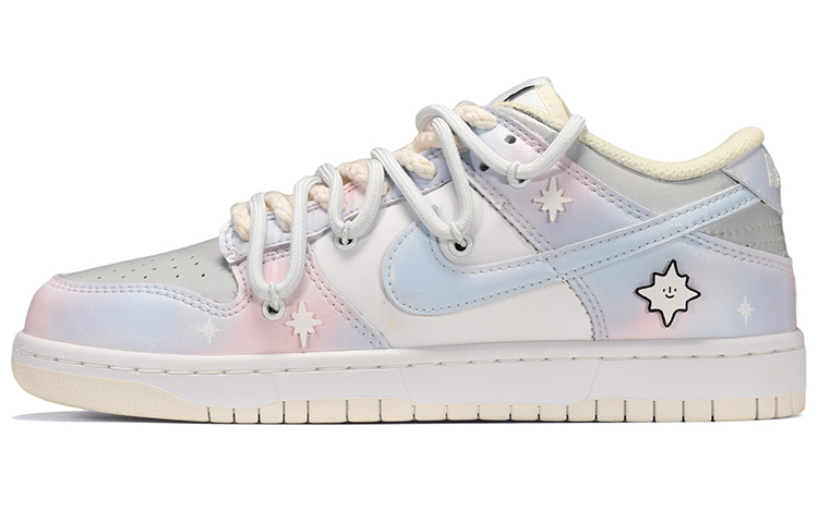 Buy [Sepatu Custom] Nike Dunk Low 'Deconstructed Galaxy' DJ6188-100(TeamE-男款宇宙星辰蓝紫粉)