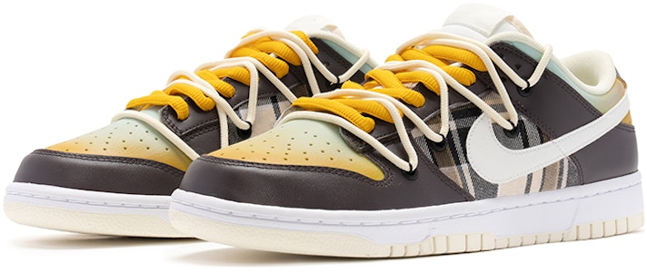 Zapatillas Nike Dunk Low 'Cuadrilla Degradé Desconstruida' DJ6188-100(TeamB-男款格纹贴布棕色) Lookbook Zapatillas Nike Dunk Low 'Cuadrilla Degradé Desconstruida' DJ6188-100(TeamB-男款格纹贴布棕色)