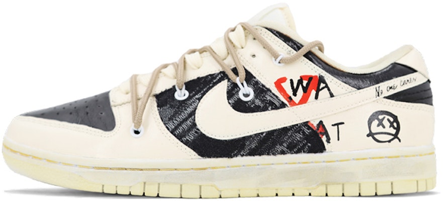 나이키 덩크 로우 '해체 그라피티 오프 화이트 블랙' (커스텀) DJ6188-100(TeamK-男款贴布涂鸦S-BOX) Buy 나이키 덩크 로우 '해체 그라피티 오프 화이트 블랙' (커스텀) DJ6188-100(TeamK-男款贴布涂鸦S-BOX)