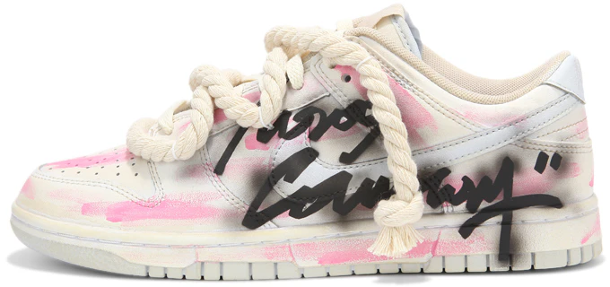 custom-shoes-nike-dunk-low-deconstructed-graffiti-oxidized-black-pink