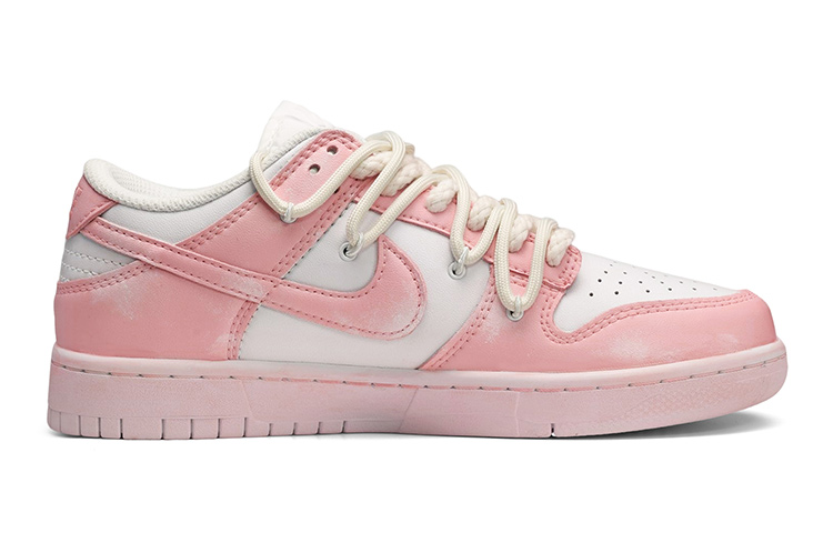 Order Zapatillas Nike Dunk Low 'Graffiti Rosa Deconstruido' DH9765-100(TeamE-女款解构浸染白粉)