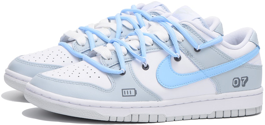 나이키 덩크 로우 '디컨스트럭티드 그레이블루' (커스텀) DV0831-101(Team拾伍-男款灰电玩三SBOX) Lookbook 나이키 덩크 로우 '디컨스트럭티드 그레이블루' (커스텀) DV0831-101(Team拾伍-男款灰电玩三SBOX)