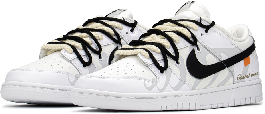 Custom Shoes Nike Dunk Low Deconstructed Grey White Novelship