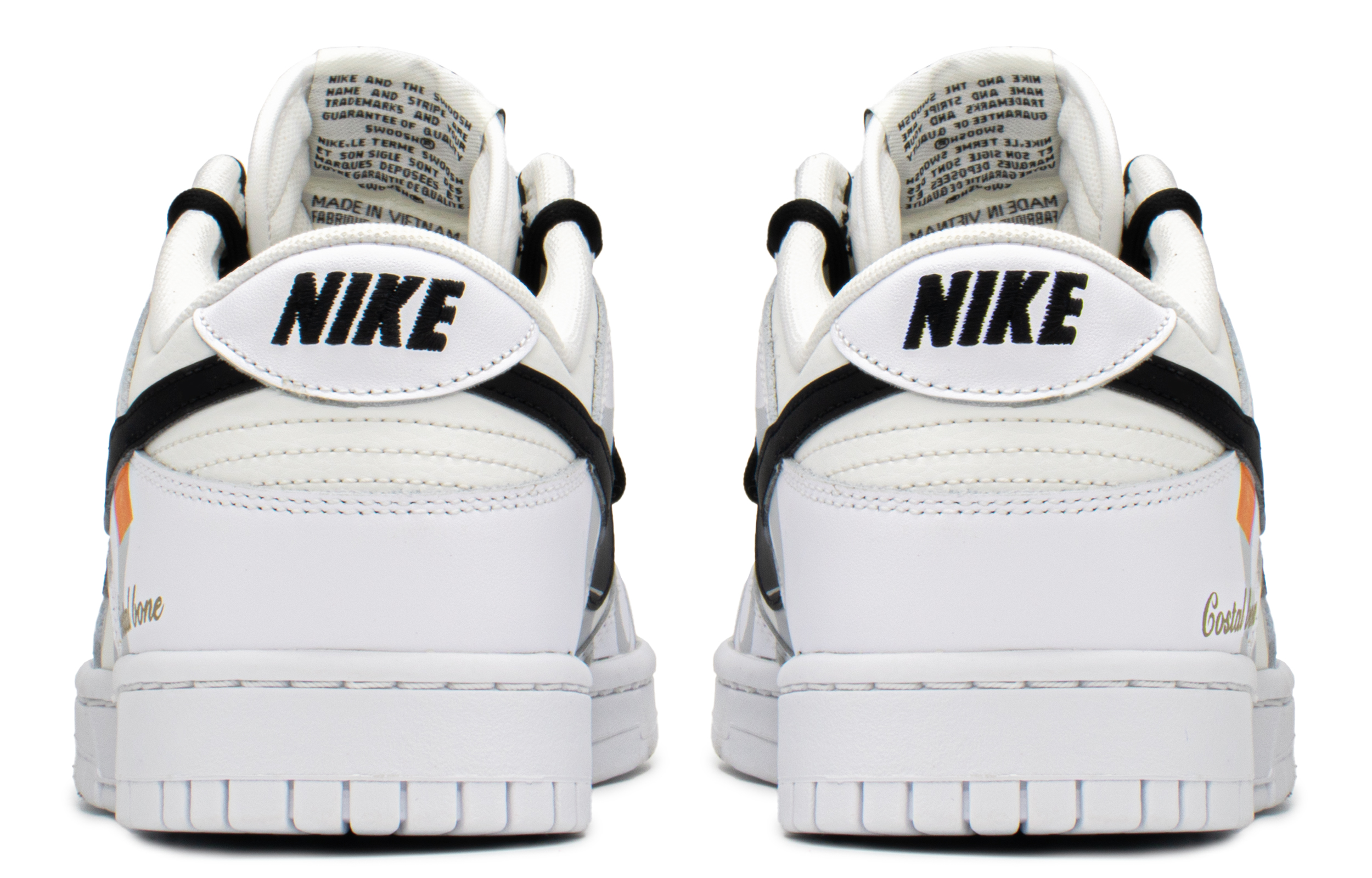 Shop [Zapatillas Personalizadas] Nike Dunk Low 'Gris-Blanco Deconstruido' DJ6188-101(TeamA-DK男解构肋骨S-BOX)