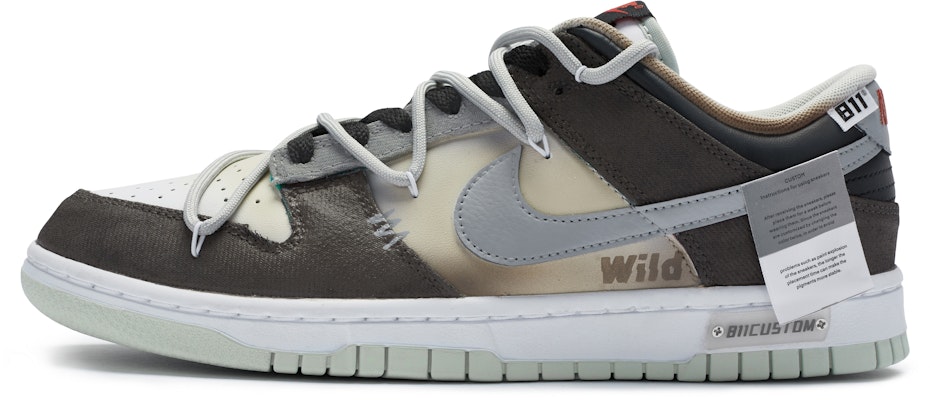 【定製球鞋】Nike Dunk Low 811製造 野蠻故事 高街 戶外 解構 手繪噴繪 低筒 板鞋 男款 粟米棕灰 Buy 【定製球鞋】Nike Dunk Low 811製造 野蠻故事 高街 戶外 解構 手繪噴繪 低筒 板鞋 男款 粟米棕灰