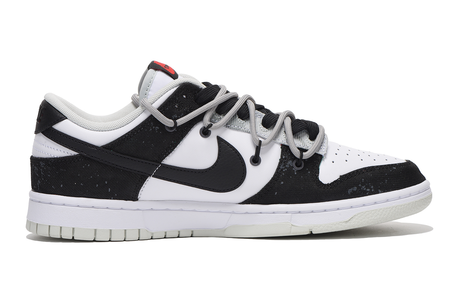 [Custom Shoes] Nike Dunk Low 'Deconstructed High Street Black White' 圖 2
