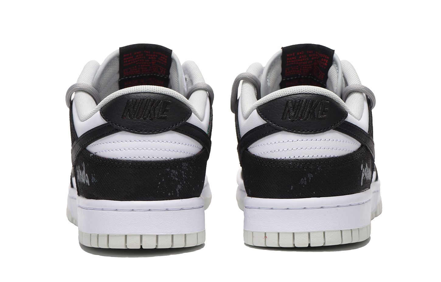 [Custom Shoes] Nike Dunk Low 'Deconstructed High Street Black White' 圖 4