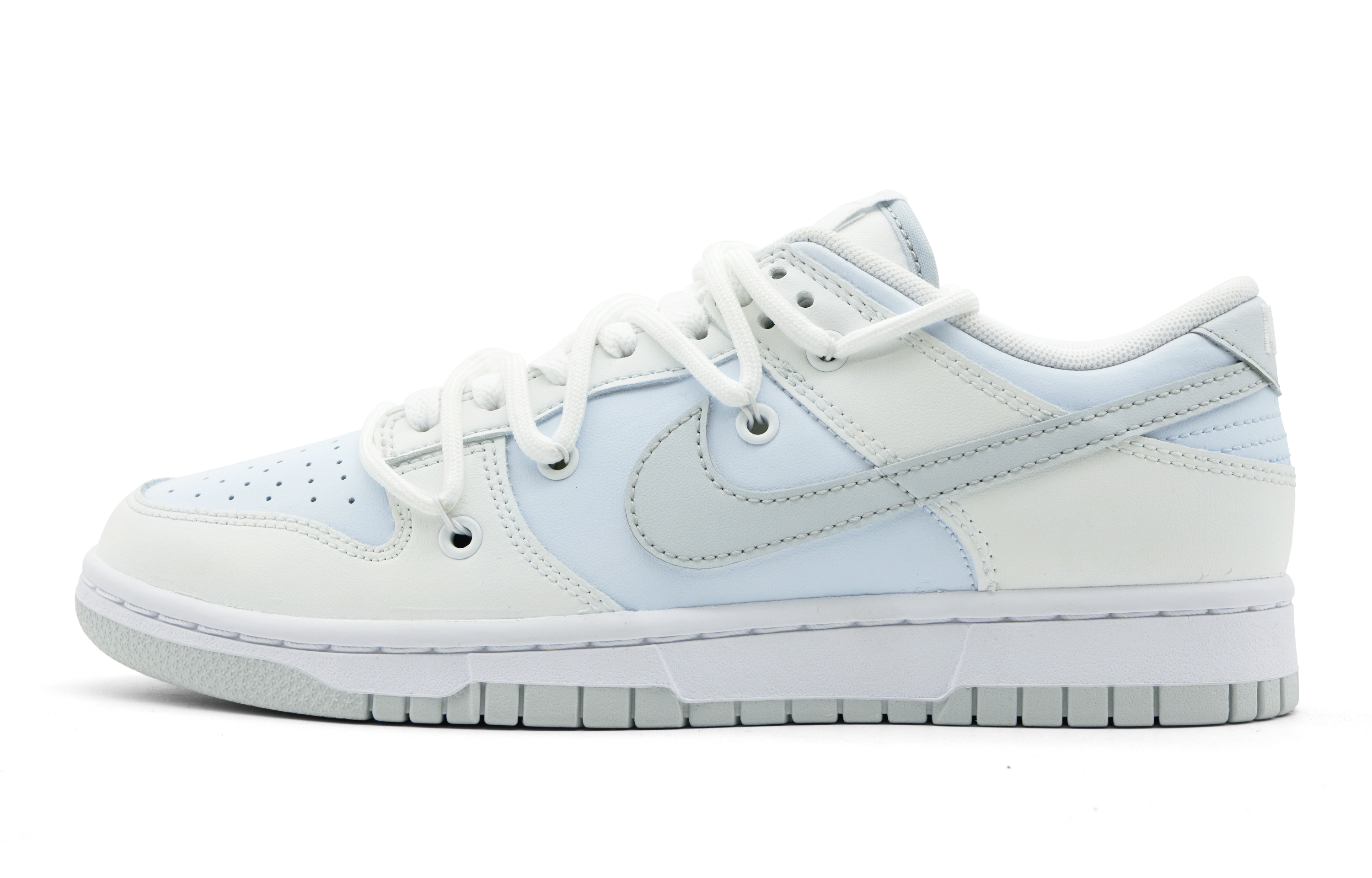 Buy [Zapatillas Personalizadas] Nike Dunk Low 'Ice Blue Deconstruido' DH9765-102(Team51-女款碎冰蓝)