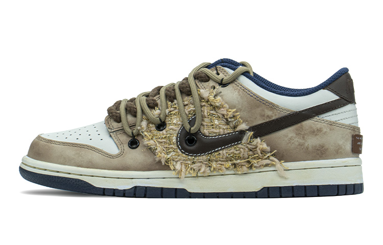 Buy 나이키 덩크 로우 '해체 레이스 - 브라운 화이트' (커스텀) DH9765-300(TeamA-DKL小香风S-BOX)