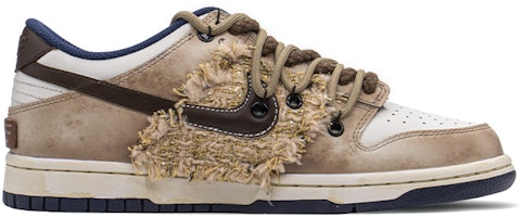 나이키 덩크 로우 '해체 레이스 - 브라운 화이트' (커스텀) DH9765-300(TeamA-DKL小香风S-BOX) Order 나이키 덩크 로우 '해체 레이스 - 브라운 화이트' (커스텀) DH9765-300(TeamA-DKL小香风S-BOX)