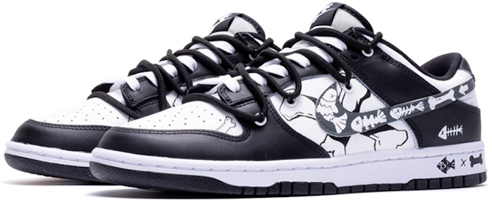 【カスタムシューズ】ナイキダンクロー『デコンストラクトレース - フィッシュボーングラフィティ』 DH9765-002(TeamR-女款鱼化骨黑白) Lookbook 【カスタムシューズ】ナイキダンクロー『デコンストラクトレース - フィッシュボーングラフィティ』 DH9765-002(TeamR-女款鱼化骨黑白)