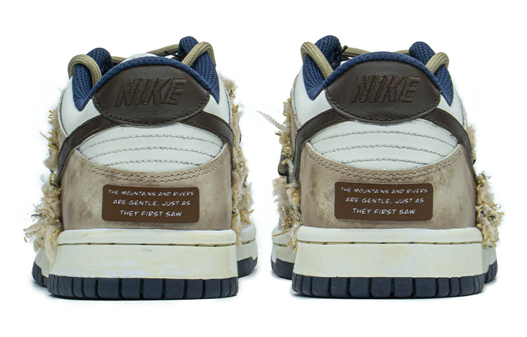 Shop 나이키 덩크 로우 '해체 레이스 - 브라운 화이트' (커스텀) DH9765-300(TeamA-DKL小香风S-BOX)