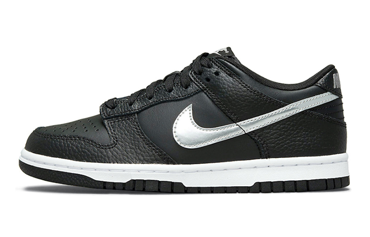 Sizing 【客製化球鞋】Nike Dunk Low 解構鞋帶 六一主題 魚化骨 手繪噴繪 潮流塗鴉 低筒 板鞋 GS 黑白