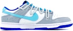 Order 【定制球鞋】Nike Dunk Low 解構鞋帶 時尚高街 回到未來 未來科技主題 低幫 板鞋 男女同款 灰白