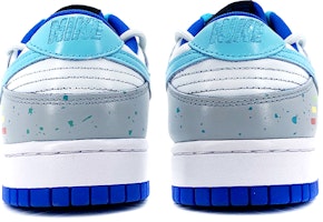 【定制球鞋】Nike Dunk Low 解構鞋帶 時尚高街 回到未來 未來科技主題 低幫 板鞋 男女同款 灰白 Shop 【定制球鞋】Nike Dunk Low 解構鞋帶 時尚高街 回到未來 未來科技主題 低幫 板鞋 男女同款 灰白