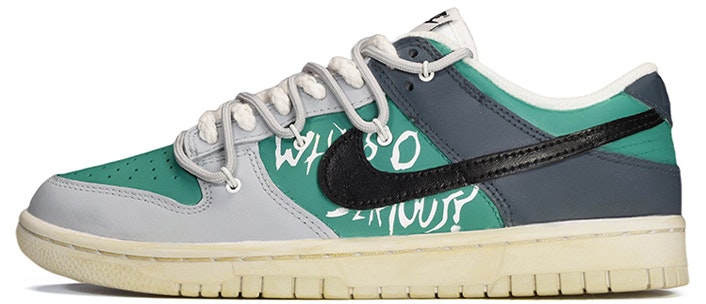 custom-shoes-nike-dunk-low-deconstructed-lace-turquoise-green