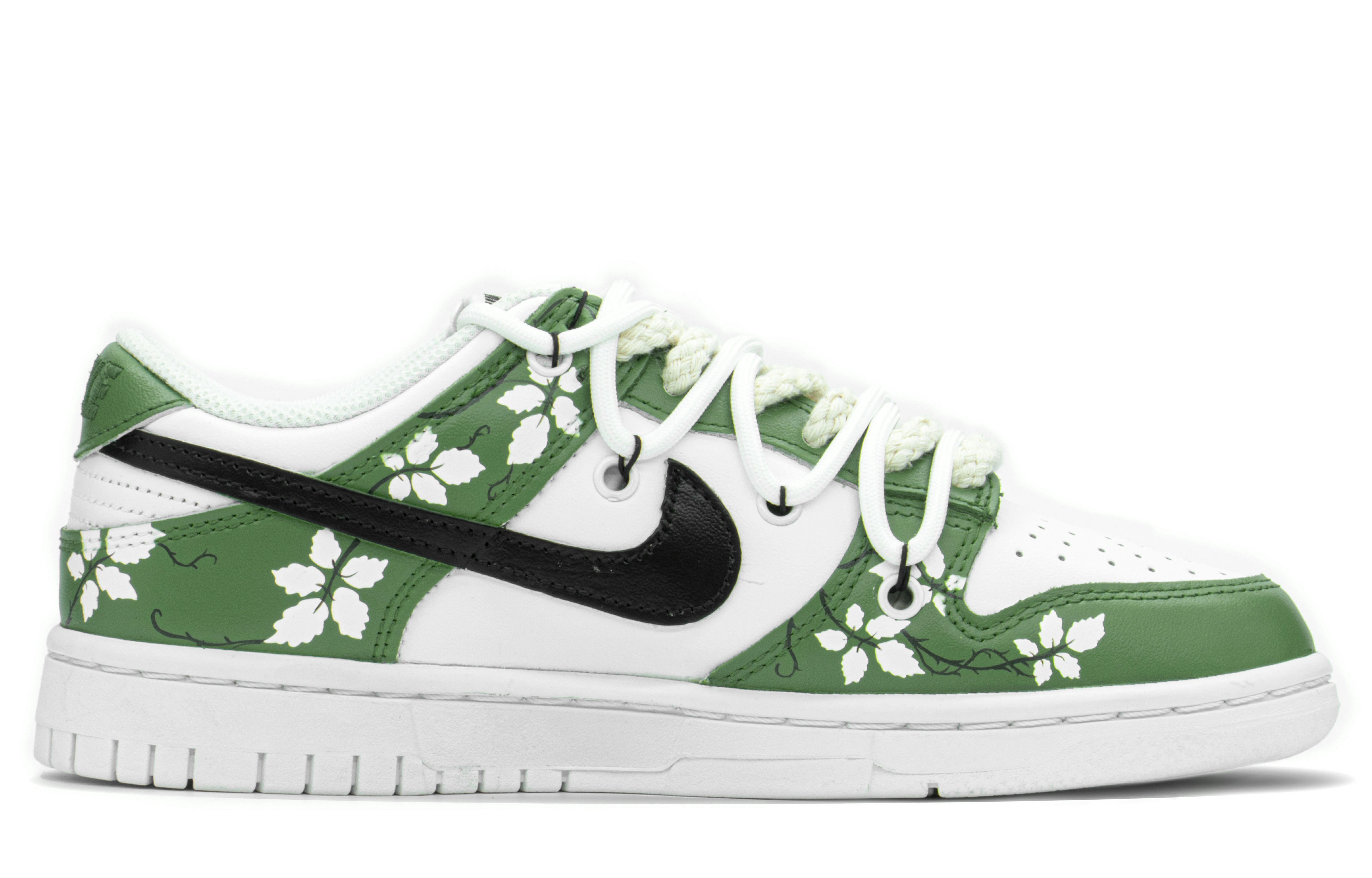 Order ナイキ ダンク Low デコン "ヴィンテージグリーン" (カスタム) DH9765-100(TeamA-DKL花叶白绿S-BOX)