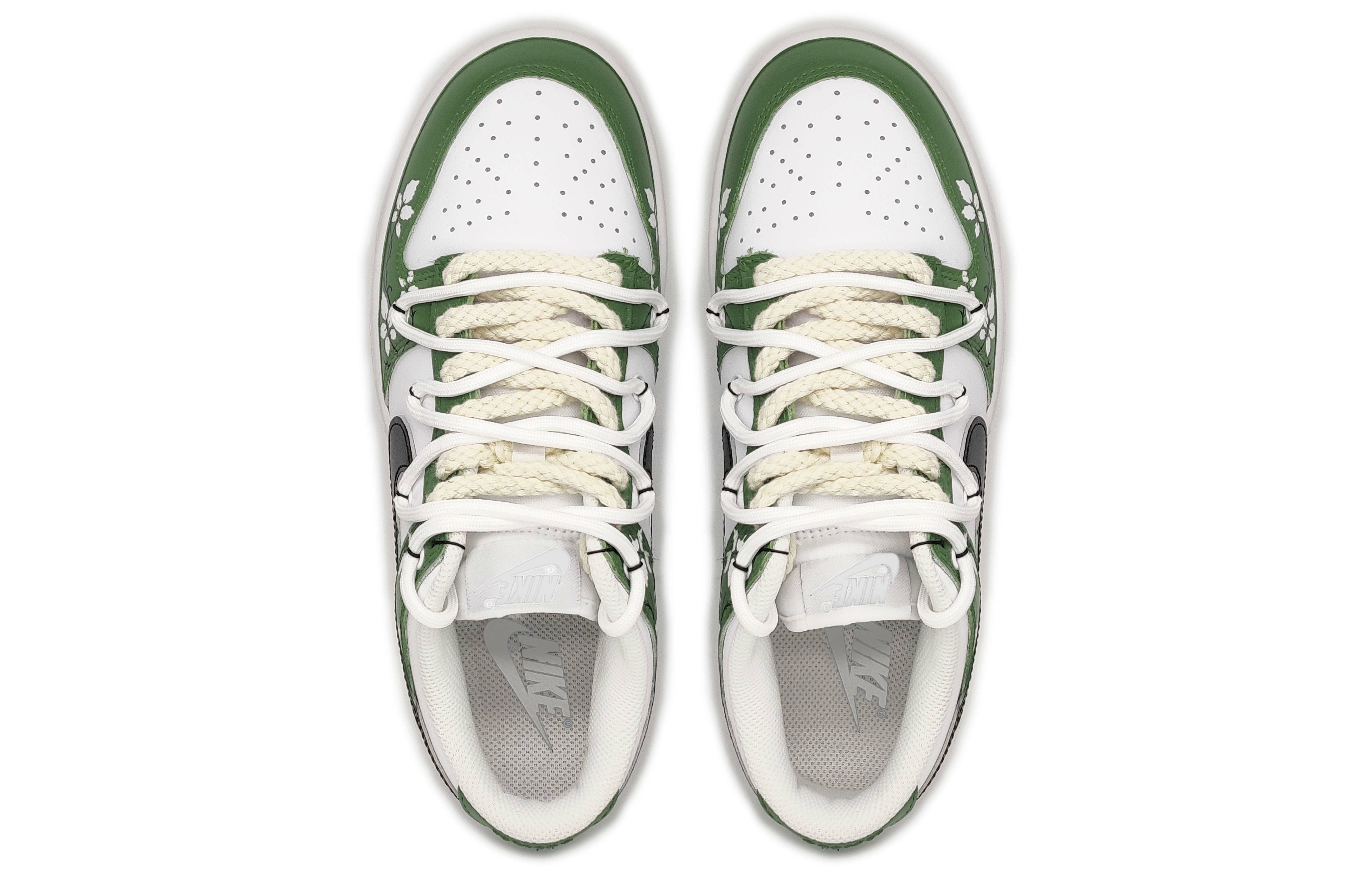 Lookbook ナイキ ダンク Low デコン "ヴィンテージグリーン" (カスタム) DH9765-100(TeamA-DKL花叶白绿S-BOX)