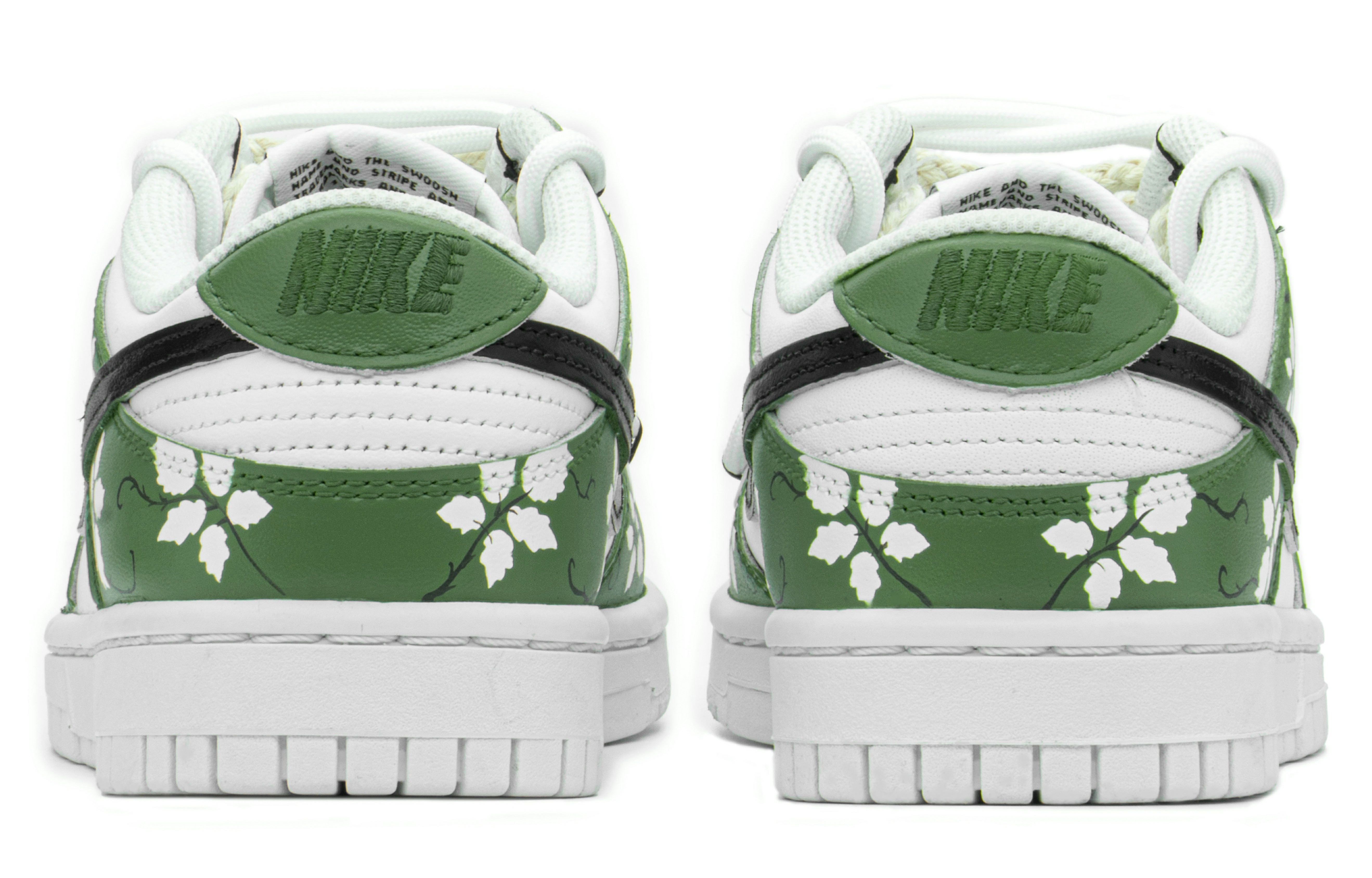 Shop ナイキ ダンク Low デコン "ヴィンテージグリーン" (カスタム) DH9765-100(TeamA-DKL花叶白绿S-BOX)