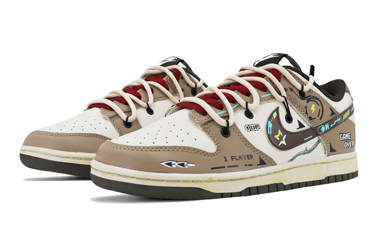 Lookbook 나이키 덩크 로우 '디컨스트럭티드 사이버펑크 모카' (커스텀) CW1590-100(TeamK-摩卡电竞达人S-BOX)