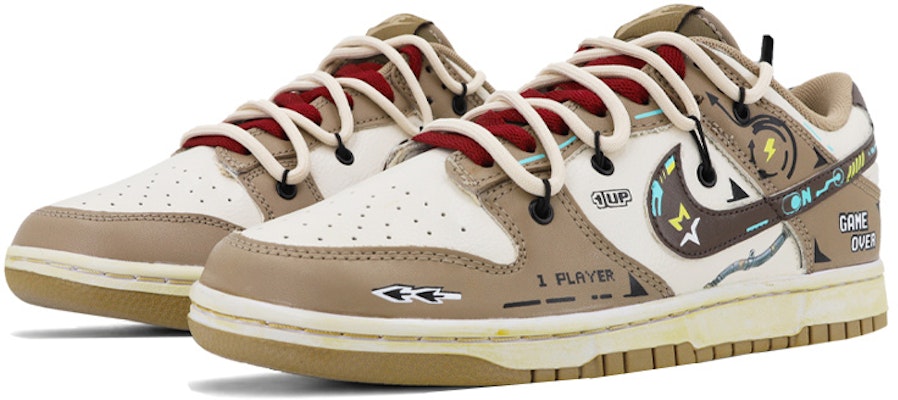 나이키 덩크 로우 '사이버펑크 모카' (커스텀) DJ6188-200(TeamK-摩卡电竞达人S-BOX) Lookbook 나이키 덩크 로우 '사이버펑크 모카' (커스텀) DJ6188-200(TeamK-摩卡电竞达人S-BOX)