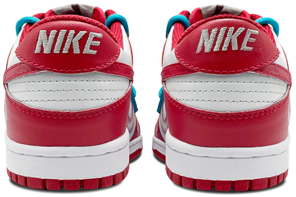 【定制鞋款】耐克Dunk Low '解构鞋带 像素微笑 红白色' DD1391-002(TeamE--男款像素笑脸OW红白) Shop 【定制鞋款】耐克Dunk Low '解构鞋带 像素微笑 红白色' DD1391-002(TeamE--男款像素笑脸OW红白)