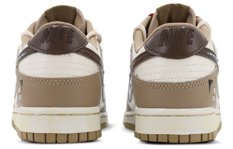 Shop [Kasut Custom] Nike Dunk Low 'Tali Berdekonstruksi Mocha Putih Coklat' DJ6188-200(TeamK-摩卡电竞达人S-BOX)