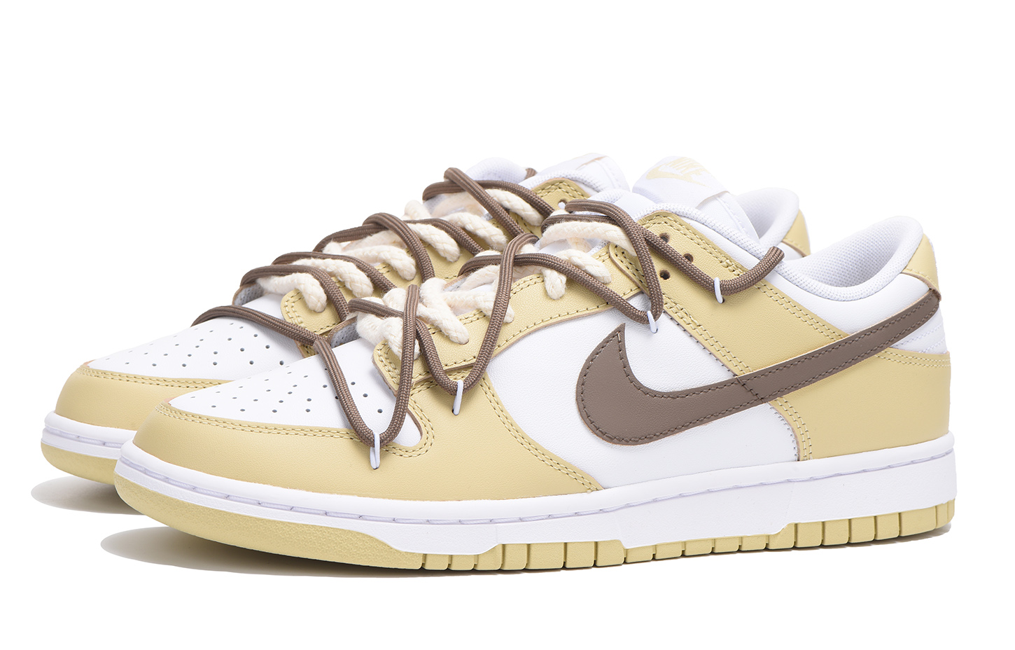 Lookbook [Sepatu Custom] Nike Dunk Low 'Deconstructed Letters' DV0833-100(Team拾伍-男款卡其棕)