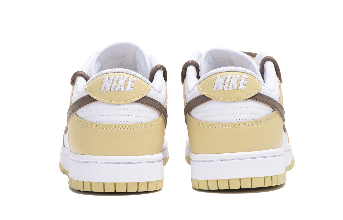 Shop [Sepatu Custom] Nike Dunk Low 'Deconstructed Letters' DV0833-100(Team拾伍-男款卡其棕)
