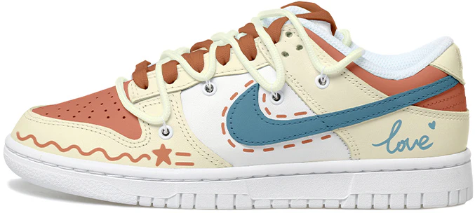 custom-shoes-nike-dunk-low-deconstructed-love-anime-star