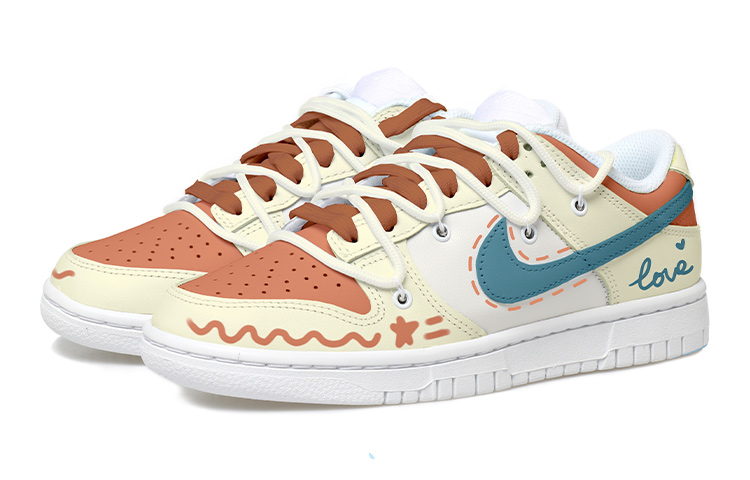 Lookbook [Sepatu Kustom] Nike Dunk Low 'Cinta Anime Bintang Dekonstruksi' DH9765-100(Team拾玖-爱意满满女S-BOX)