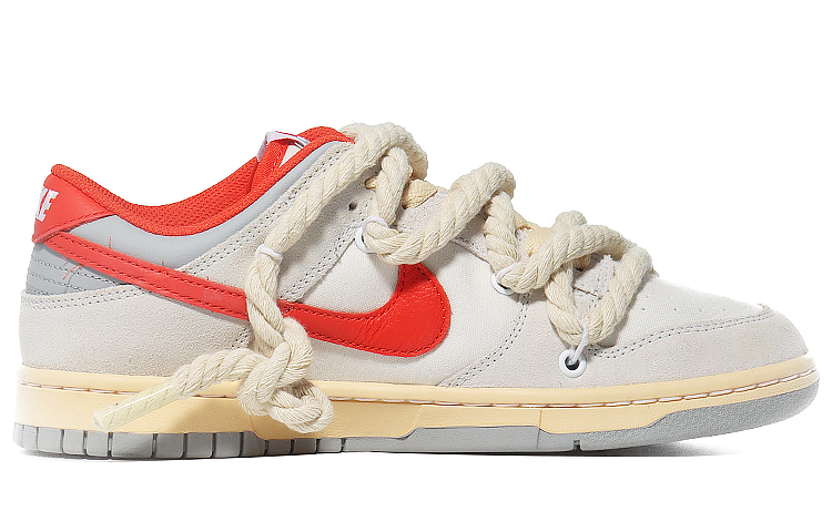 [Custom Shoes] Nike Dunk Low 'Deconstructed Ma Hemp Retro Cashew Flower' 圖 2