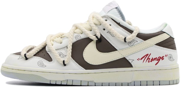 【客製球鞋】 Nike Dunk Low 序曲 高街風 戶外 夏日搭配 解構麻繩 摩卡棕 低筒 板鞋 男款 灰白棕 Buy 【客製球鞋】 Nike Dunk Low 序曲 高街風 戶外 夏日搭配 解構麻繩 摩卡棕 低筒 板鞋 男款 灰白棕