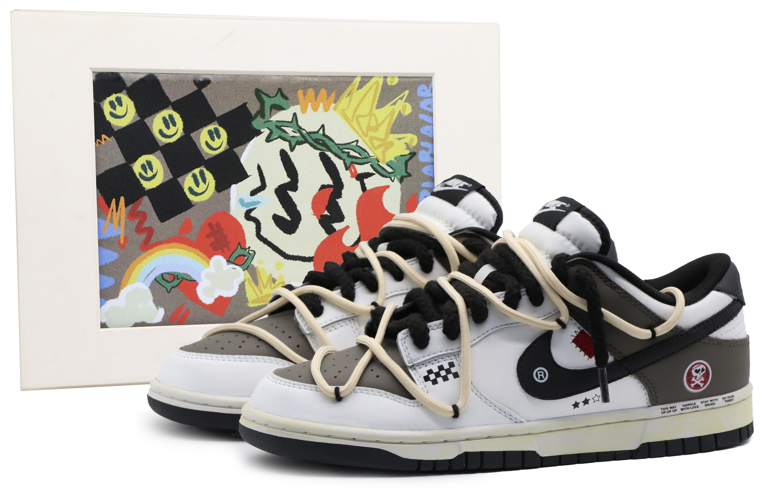 Buy 나이키 덩크 로우 '디컨스트럭티드 모카 더티 썸머' (커스텀) DD1391-100(Team57-男款炙热)